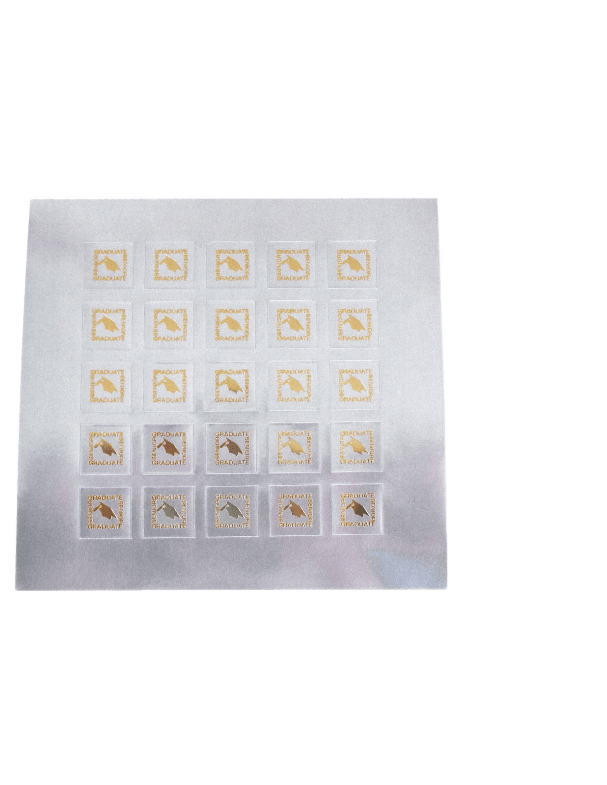 2026 Silver/Gold Envelope Seals (25 per pack)