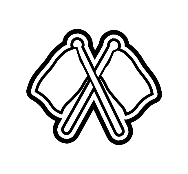 CROSSED FLAG